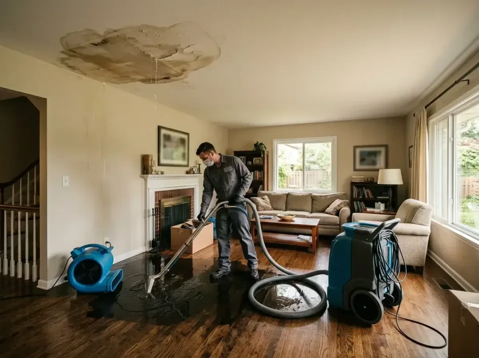 attic-pipe-burst-ceiling-drip-008 — frequently asked questions, Water Damage Restoration & Carpet Care in Woodside East, DE
